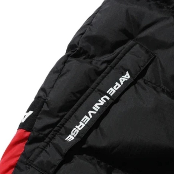 NWOT AAPE MEN'S THINSULATE REVERSIBLE PADDED SHELL JACKET‎ - Picture 2 of 13